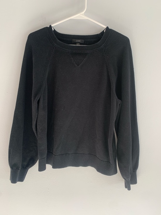J. Crew Sweaters - J. CREW Black Women's Scoop Crewneck Sweater